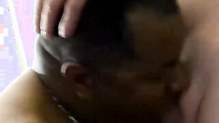 Big Rick sticks his cock in Joes mouth until he sprays cum