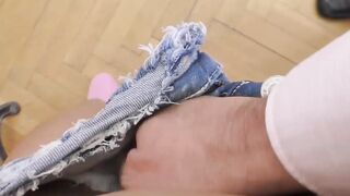 Big cocked old man fucks horny teen in wild POV video