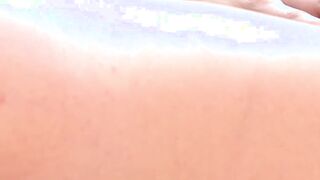 Zoey Foxx and Bailey Bae bang hard on a car they had washed