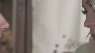 Beautiful shemale Aubrey Kate fucks horny hunk missionary