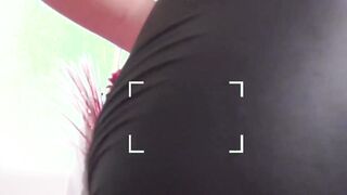 English redhead in hot pants pleasures nerd with fellatio