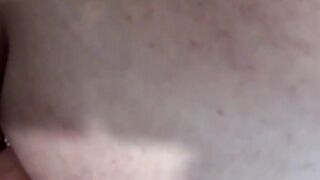 Real amateur sucks dick in bathroom before being rawpounded