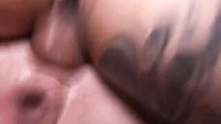 Stud sucks tattooed gaysian off before being rammed rough