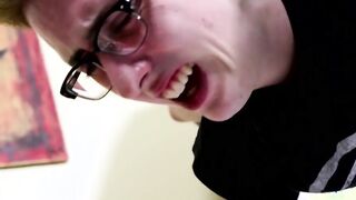 Cute tattooed emo twink Austin Hill gets anally pounded