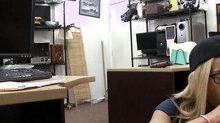 Attractive teen POV hammered doggystyle by hung pawnbroker