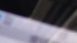 Japanese babe with amazing natural tits plays with her pussy