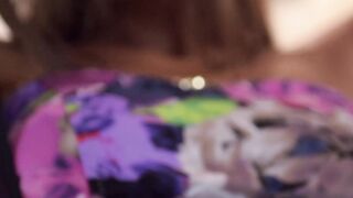 Teen beauty enjoys solo seduction with a mirror in the background
