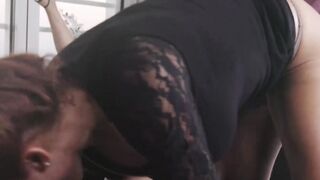 Horny Euro babes double penetrated in hardcore orgy
