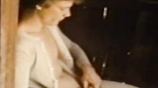 Gay guys masturbate hard outside and shoot their load