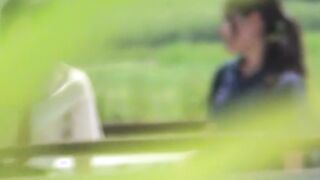 Japanese schoolgirls peeing really hard at lunch break
