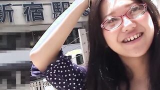 Naturally tan and curvy Japanese college college girl top floor hotel sex