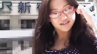 Naturally tan and curvy Japanese college college girl top floor hotel sex