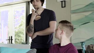Twinkies Alex Tanner A and Scotty Zee play with sex toys