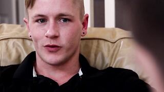 Chris Blades spreads his legs for Clark Campbell big tool