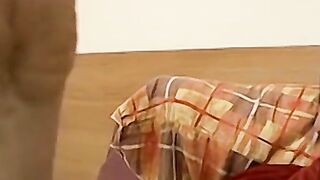 Twink Veso tugs his dick solo after showcasing his feet