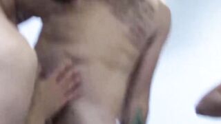 Dickriding anal action with four dudes with twinks and jocks
