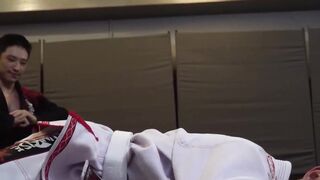 Muscle Oriental jock rimming and bareback fucking cute twink