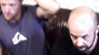 Real amateur chokes on cock before being barebacked rough