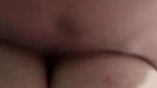Real amateur chokes on cock before being barebacked rough