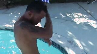 Attractive stud vigorously masturbates solo and cums loads
