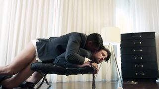 Classy hunk Drew Dixon deepthroats his boss Rocky Vallarta