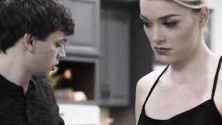 Forbidden fuck session between two young and curious teens