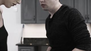 Forbidden fuck session between two young and curious teens