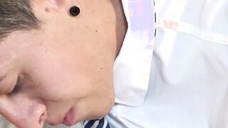 Bottom bitch twink gets rammed hard by a mature stud