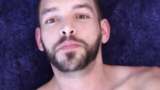 Real amateur strokes his big dick and fucks various sex toys