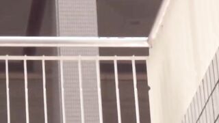 Japanese amateur playing with her pussy at a public place