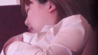 Japanese babe masturbates as soon as she got home from work