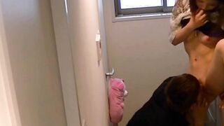 Japanese babe screams in pleasure during hardcore drilling