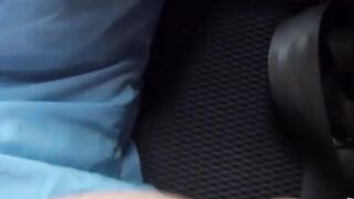 Japanese babe with big boobs sucks dick and bangs her pussy