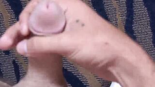 Tattoed recruit Mikey is cooking a nasty load in his balls