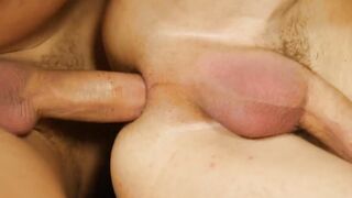 Handsome Florian Mraz barebacked cute twink after blowjob