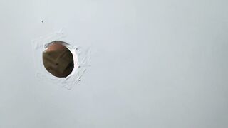 Damian Taylor and Hoytt Walker have fun in glory hole room