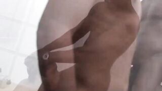 Brown jock fucked by BBC in hot gay anal session in Brazil