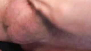 Big belly homo smoking and jerking off before a jizz blast
