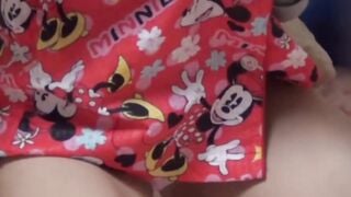 Japanese babe filmed masturbating in voyeur video