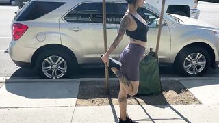 work out on huge one