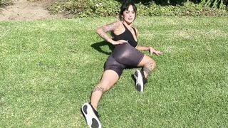 work out on huge one