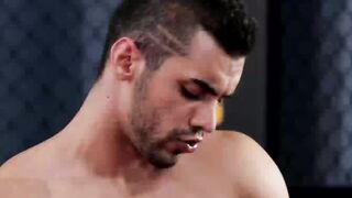 Wonderful foreign stud Arad slides his cock inside Shawn