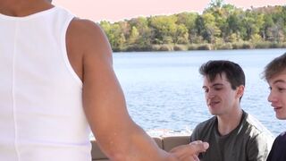 Caleb Morphy and Oliver Beck barebacked by their stepdads