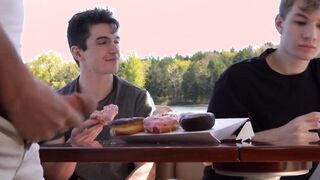 Caleb Morphy and Oliver Beck barebacked by their stepdads