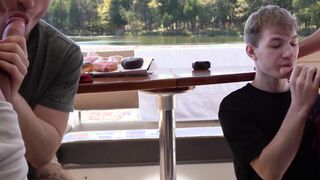 Caleb Morphy and Oliver Beck barebacked by their stepdads