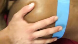 Black and white gay sex without any protection
