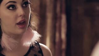 Taboo sex between stepdad and his stepdaughter in their bed