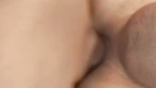 Barebacked Latino twink cums while getting slammed hard