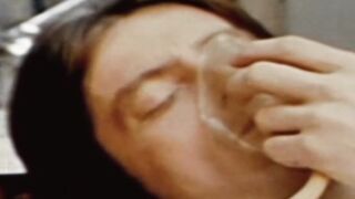 Gay patient jerks off while dildo fucked by hot doctor