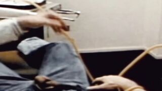 Gay patient jerks off while dildo fucked by hot doctor
